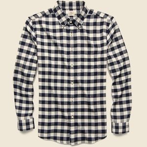 Faherty Legend Shirt - Cream Tahoe Check - NWT